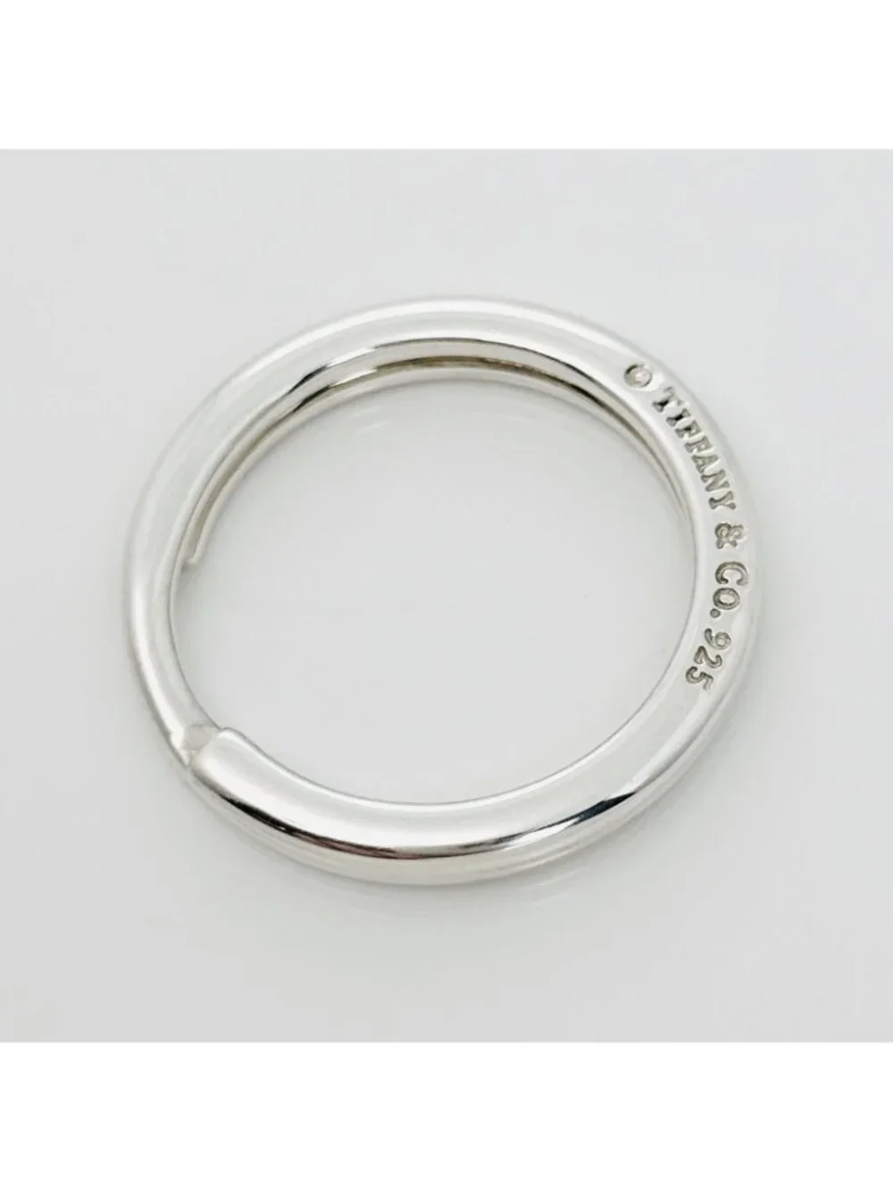 Tiffany & Co Key Ring in Sterling Silver Keyring Keychain